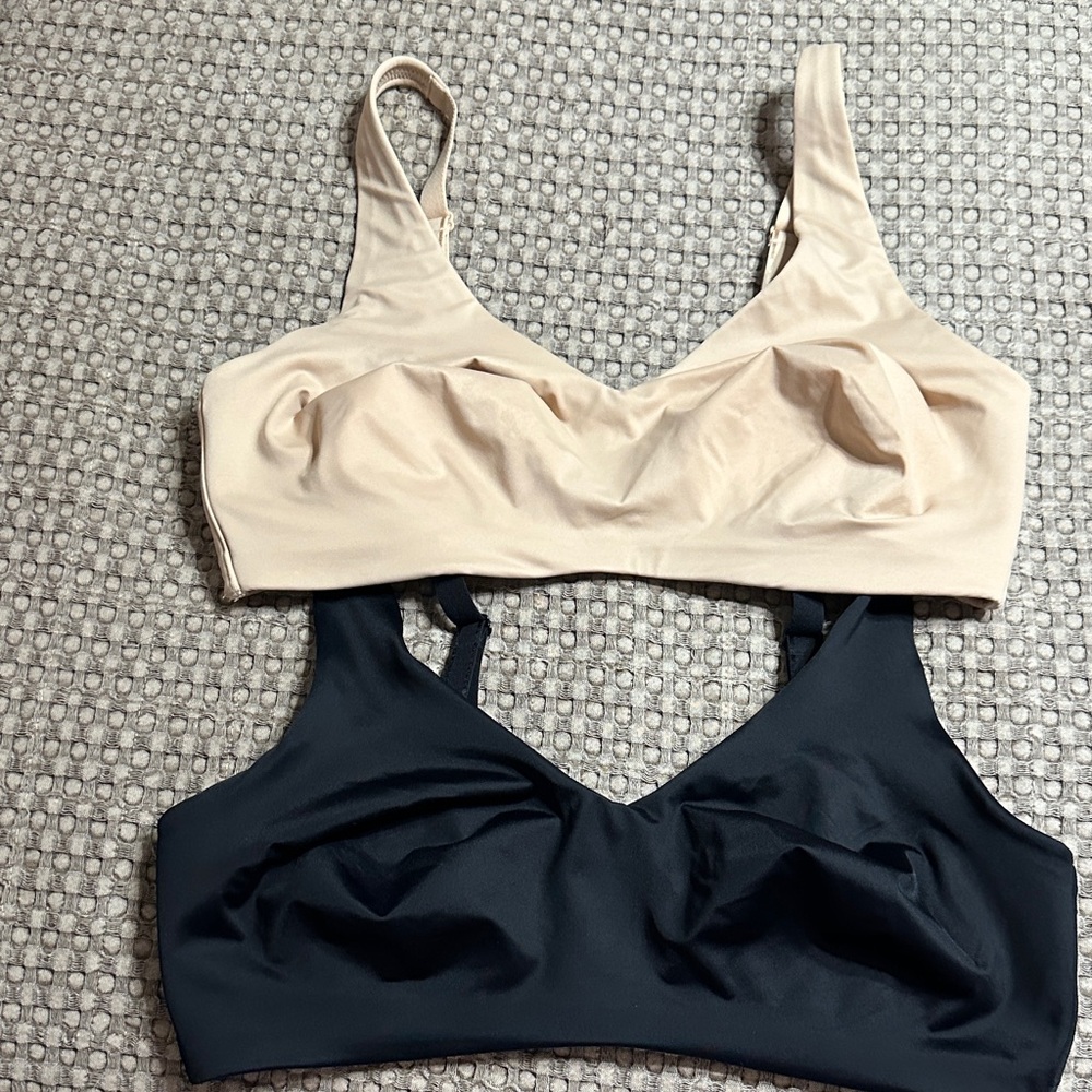 Jockey Nude and Black Comfort Bras